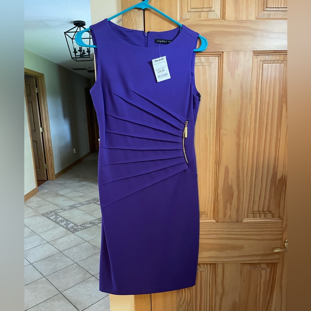 IVANKA TRUMP PURPLE DRESS